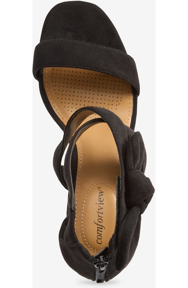 Comfortview The Aralyn Sandal, Alternate, color, Black