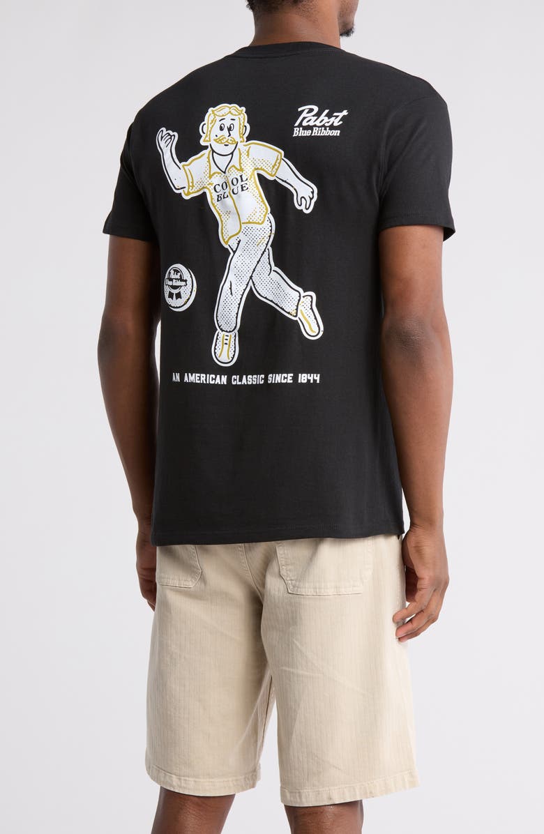 The Forecast Agency PBR Bowling Classic Cotton Graphic T-Shirt, Alternate, color,