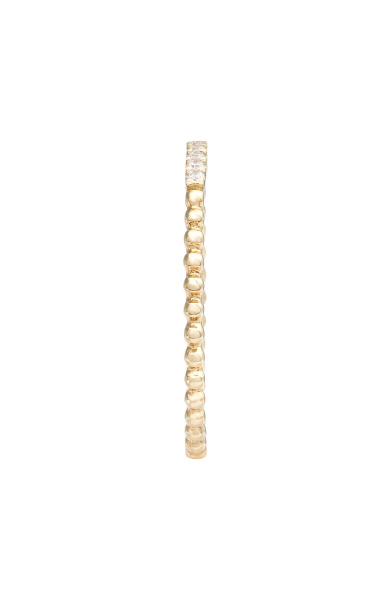 Bony Levy Diamond & 18K Gold Bead Stacking Ring, Alternate, color, 18K Yellow Gold