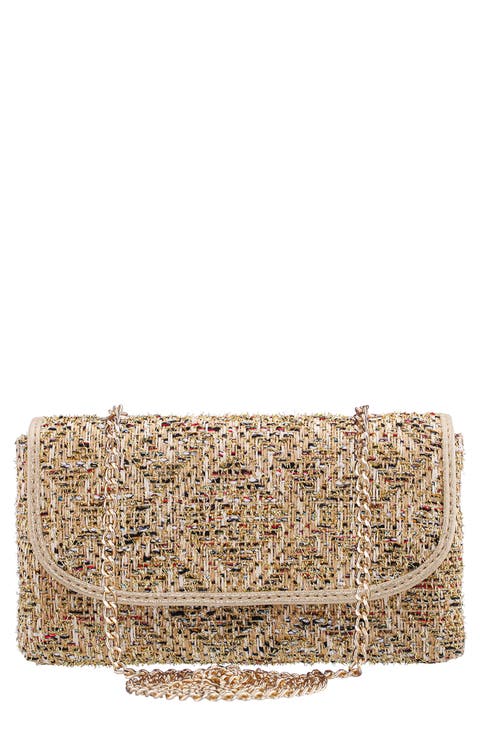 Cerise Textured Clutch