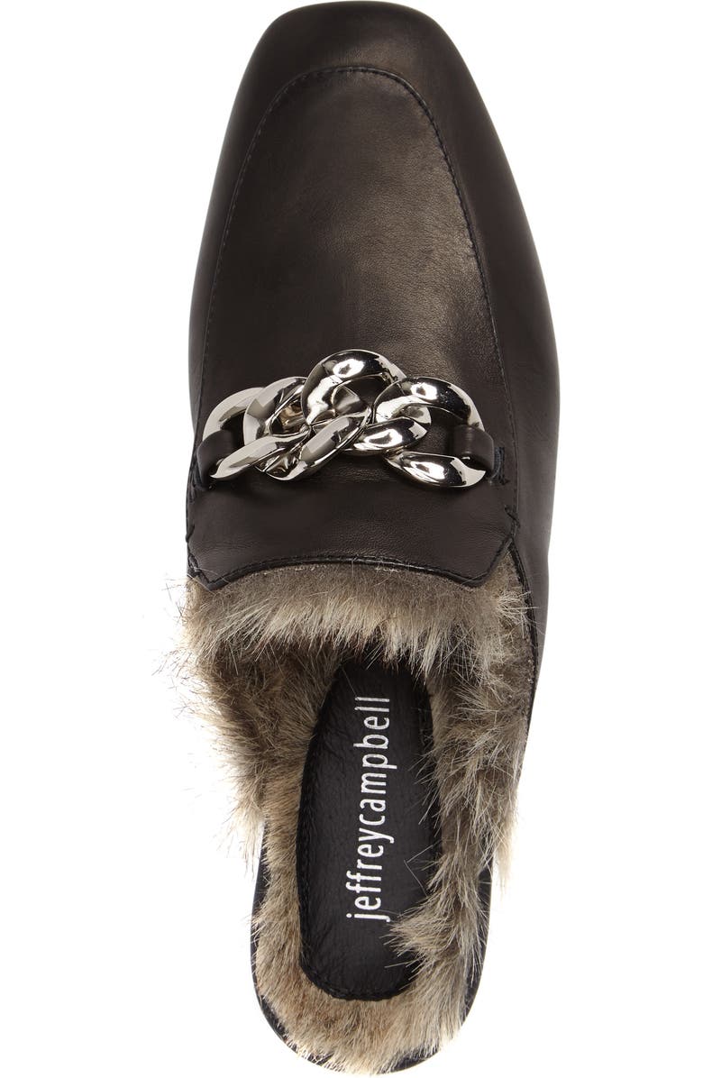 Jeffrey Campbell Ravis Faux Fur Mule, Alternate, color,