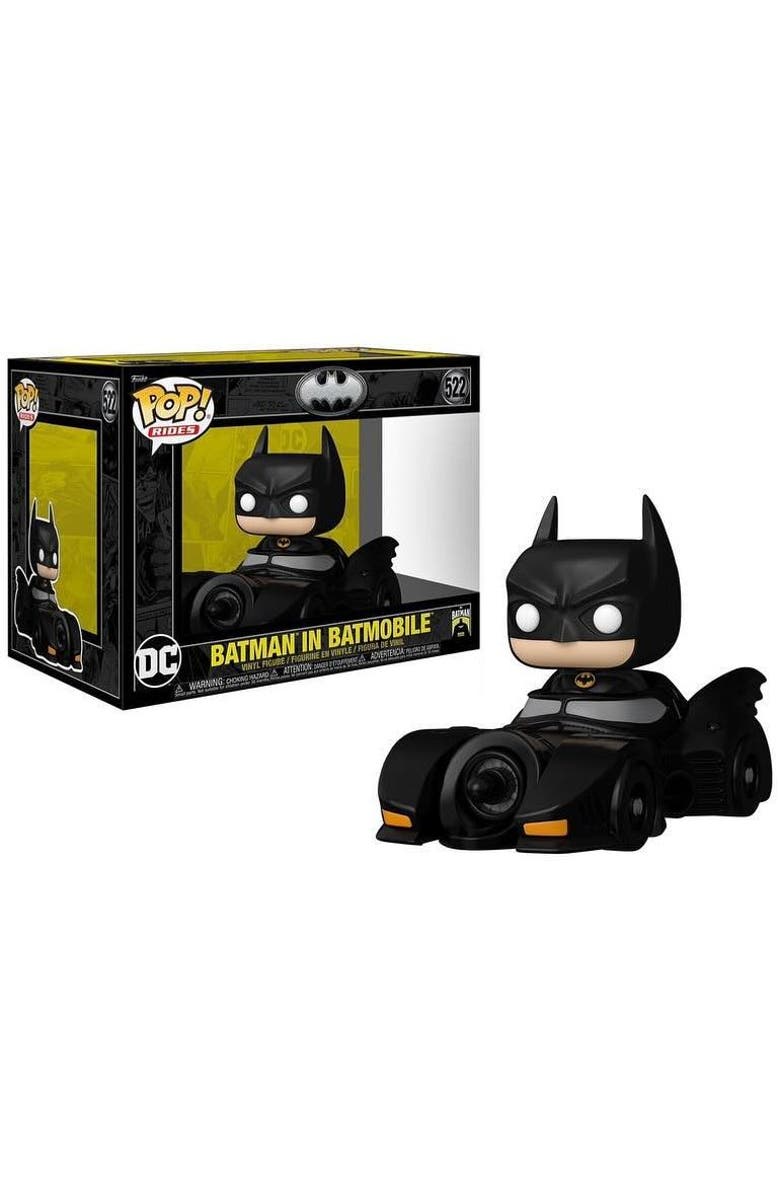 Funko Batman w/Batmobile (Batman 85th Anniversary) Funko Pop!, Main, color, Black
