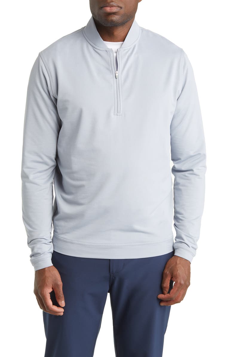 Peter Millar Ross Performance Quarter Zip Pullover, Main, color, 