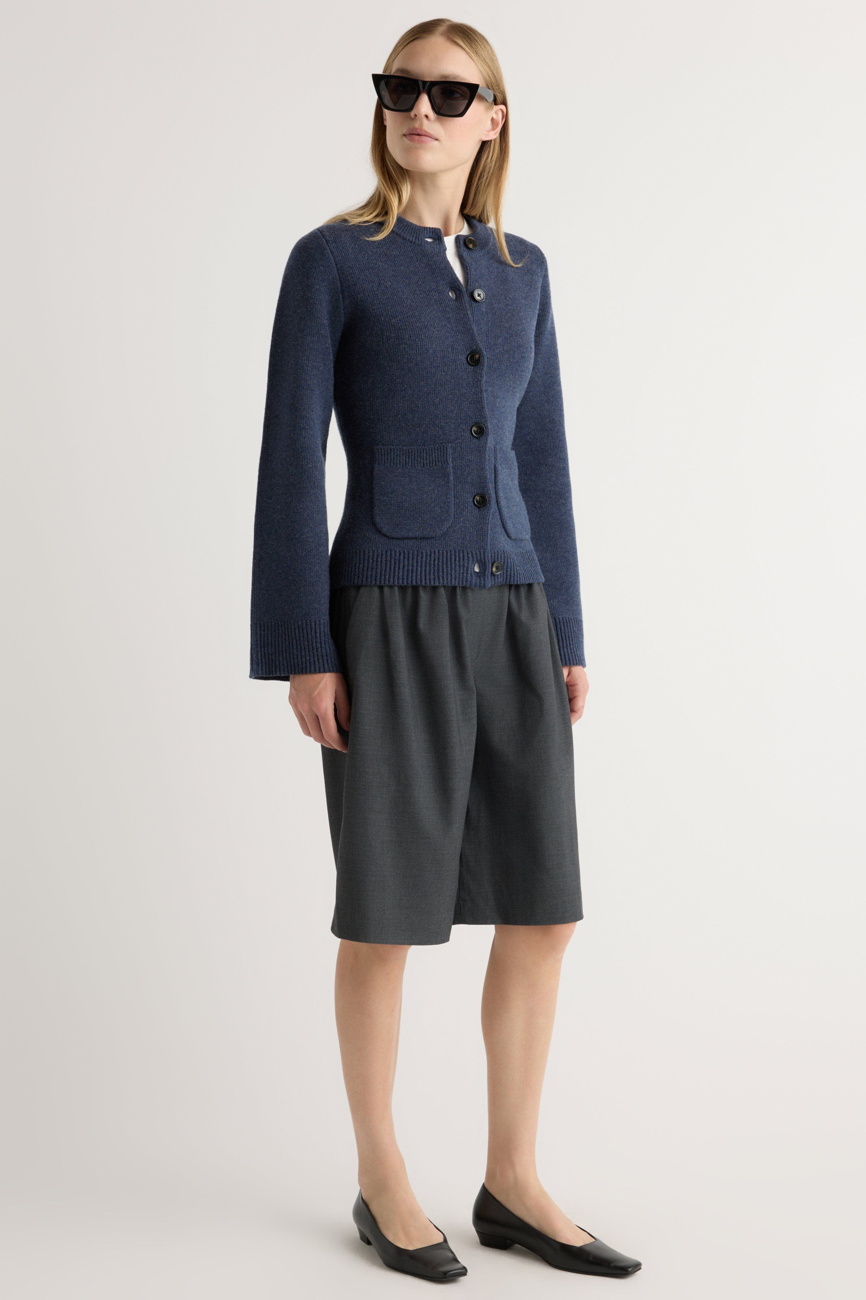 Eames Organic Cotton-Wool Cardigan - image 4