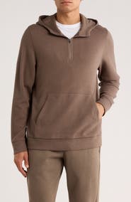 Z by Zella Waffle Knit Quarter Zip Hoodie