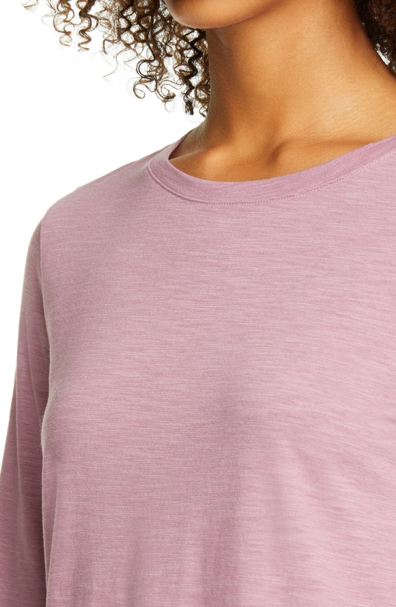 Nordstrom Signature Scoop Neck Cotton Blend Tee, Alternate, color, 