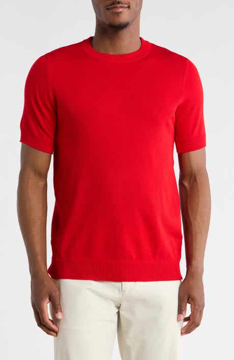 T.R. PREMIUM Short Sleeve Knit Sweater