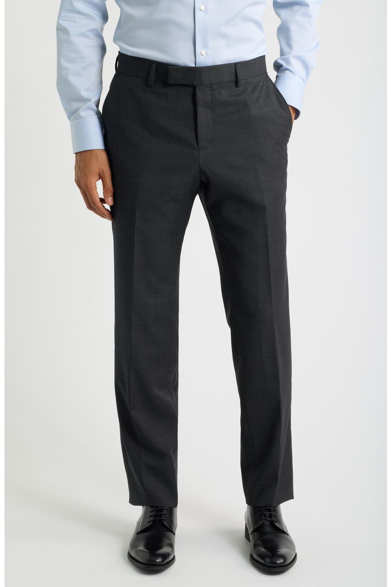 H-Huge Slim Fit Virgin Wool Suit, Alternate, color, MEDIUM GREY