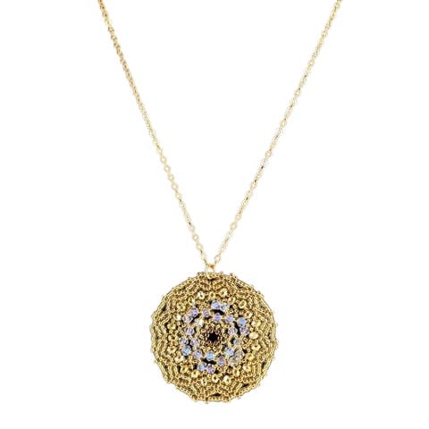 Gold Mandala Necklace