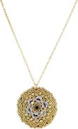 MADISON BEVERLY HILLS Gold Mandala Necklace