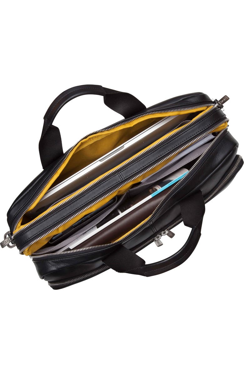 KNOMO London Brompton Amesbury Leather Briefcase, Alternate, color,