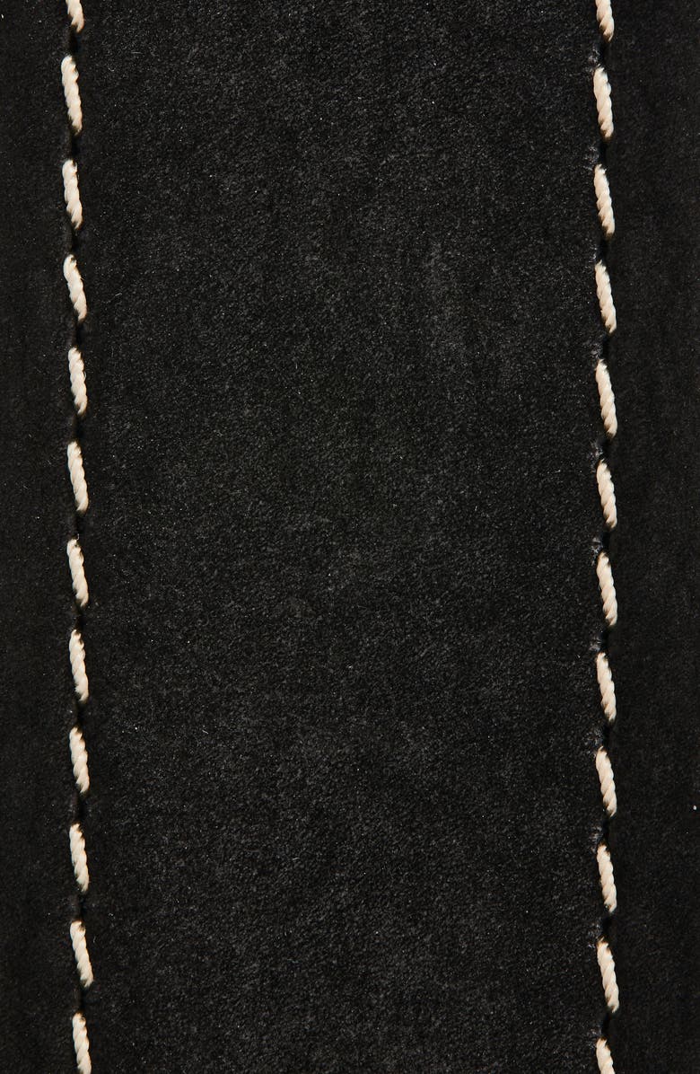 Robert Barakett Avalanche Suede Belt, Alternate, color, Black