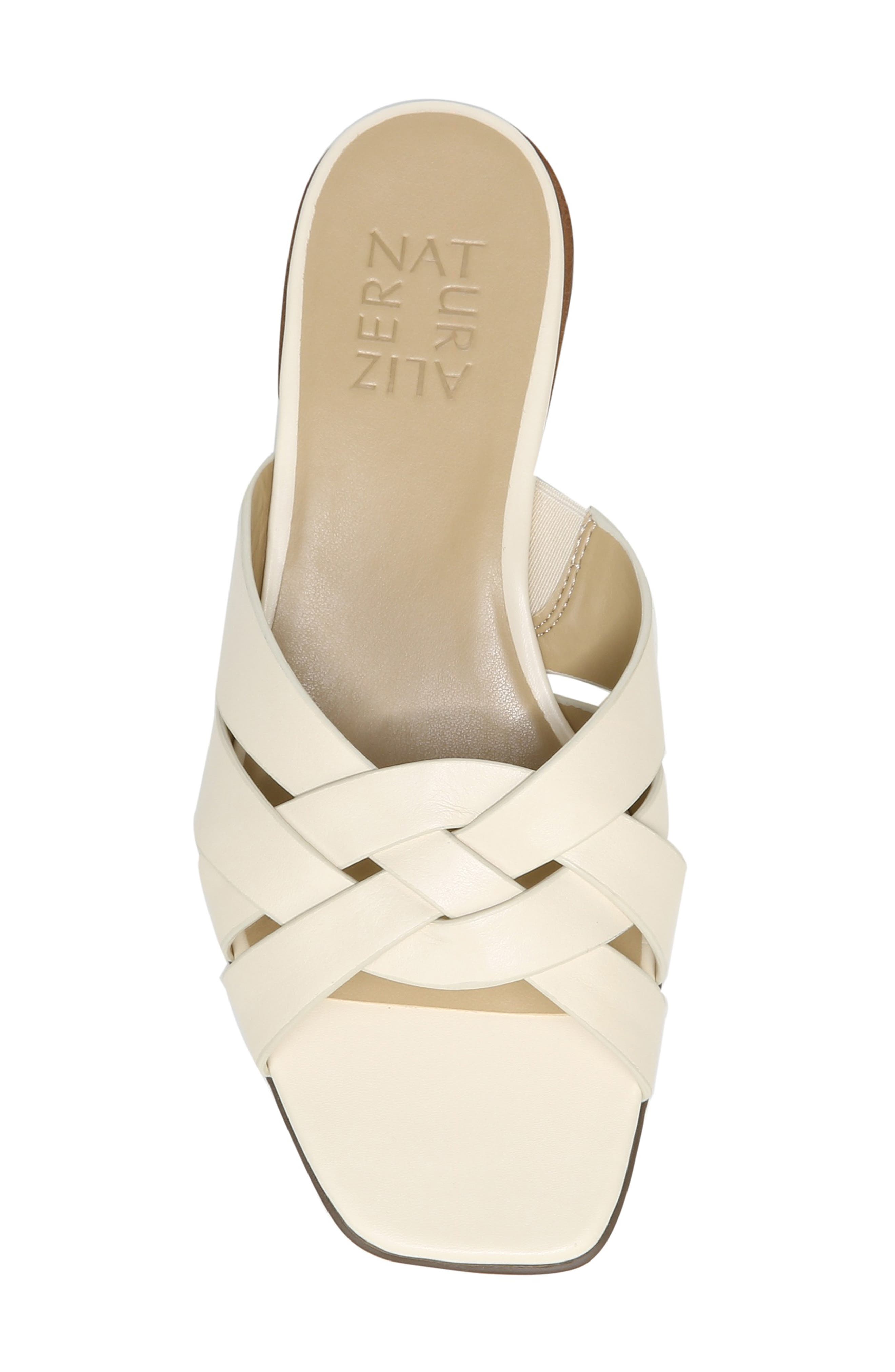 Naturalizer Ashford Slide Sandal, Alternate, color, Pale Ivory Leather