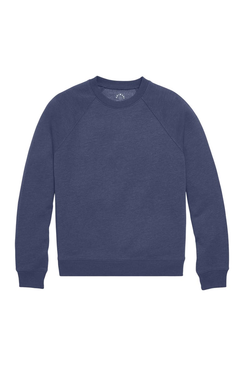 Unisex Fit Cozy Fleece Sweatshirt, Alternate, color, Heather Navy