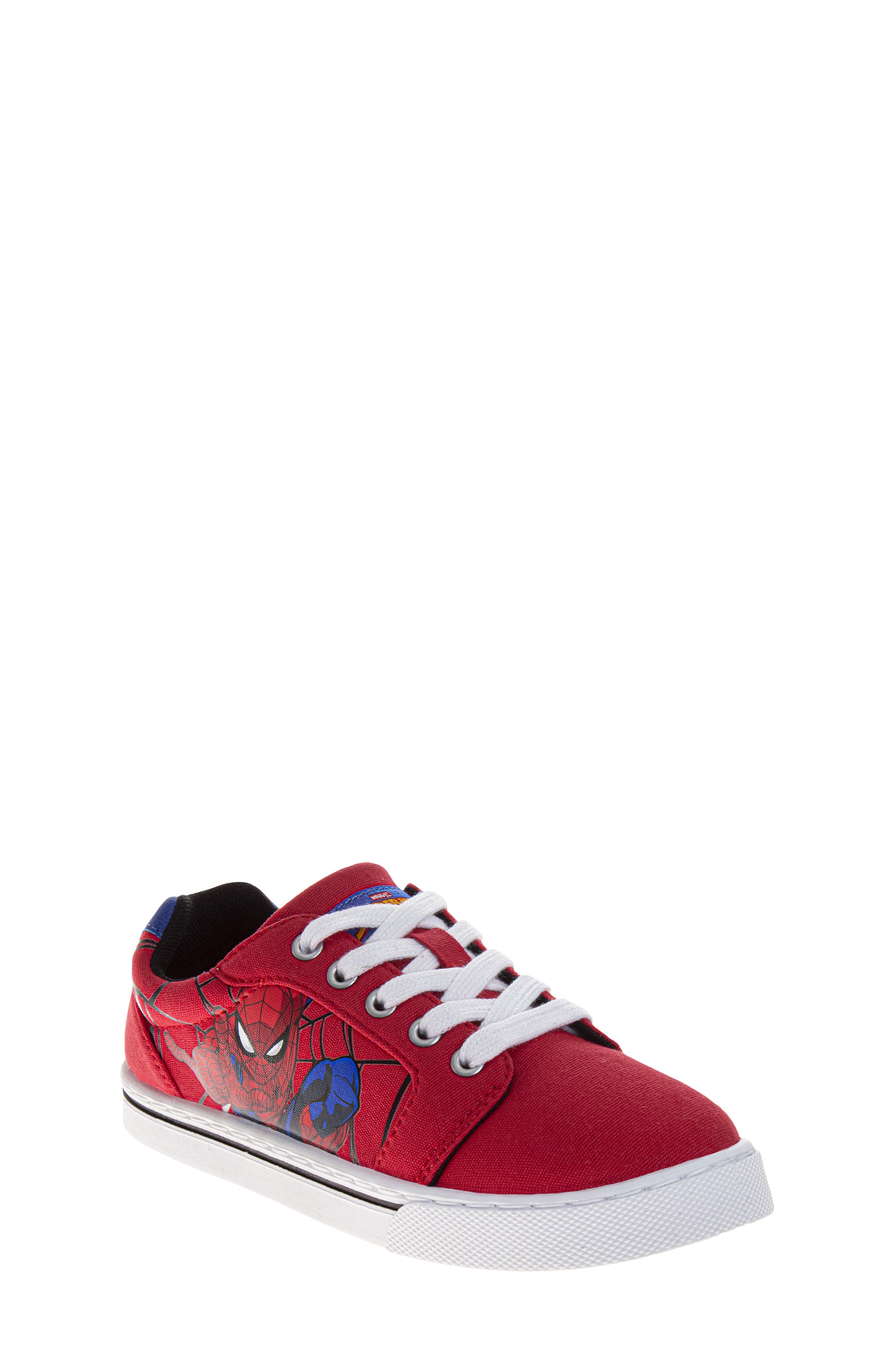 JOSMO Kids' Marvel Spider-Man Low Top Canvas Sneaker, Main, color, Red