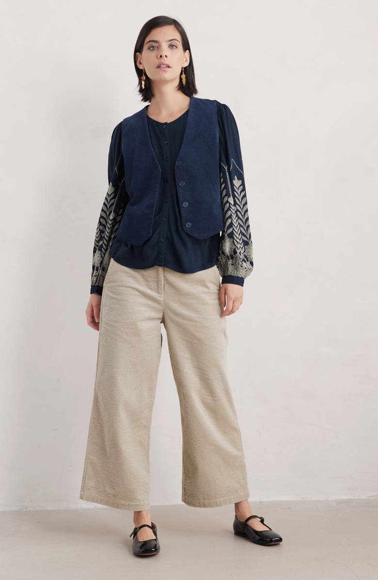 Seasalt Cornwall High Woods Button-Up Shirt, Alternate, color, 