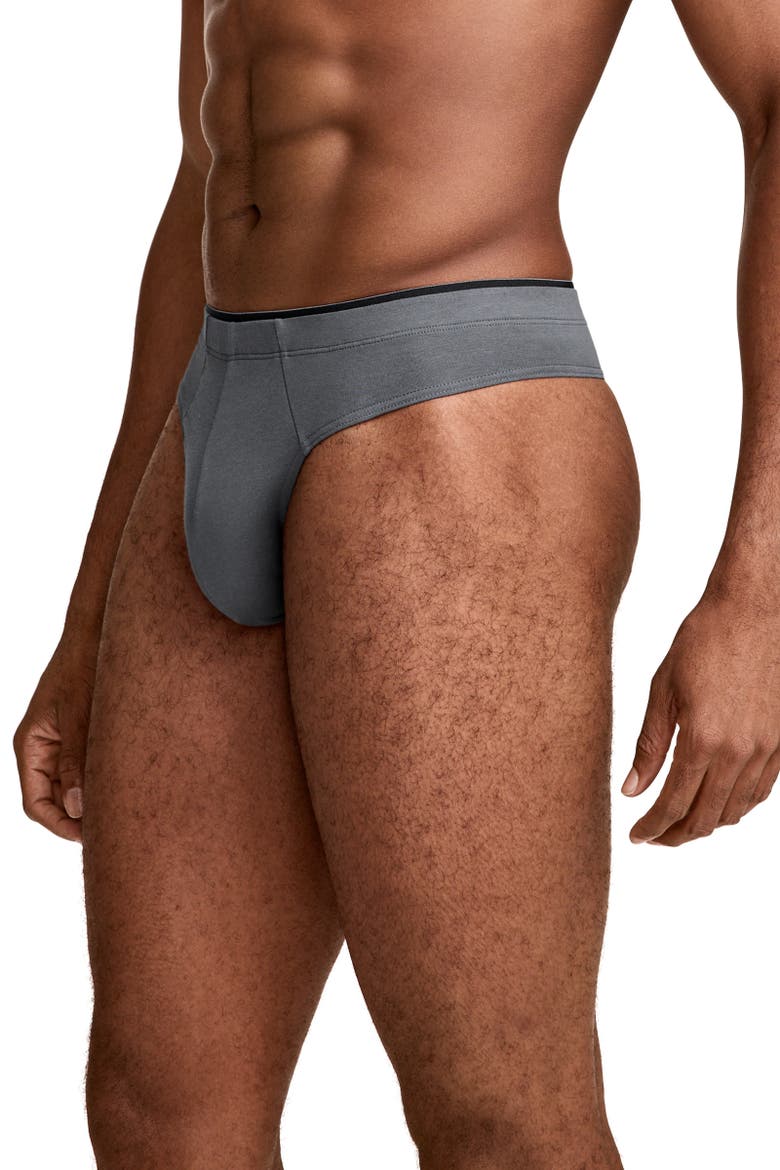 Men's True Style Thong - 3 Pack, Alternate, color, Steel Dune