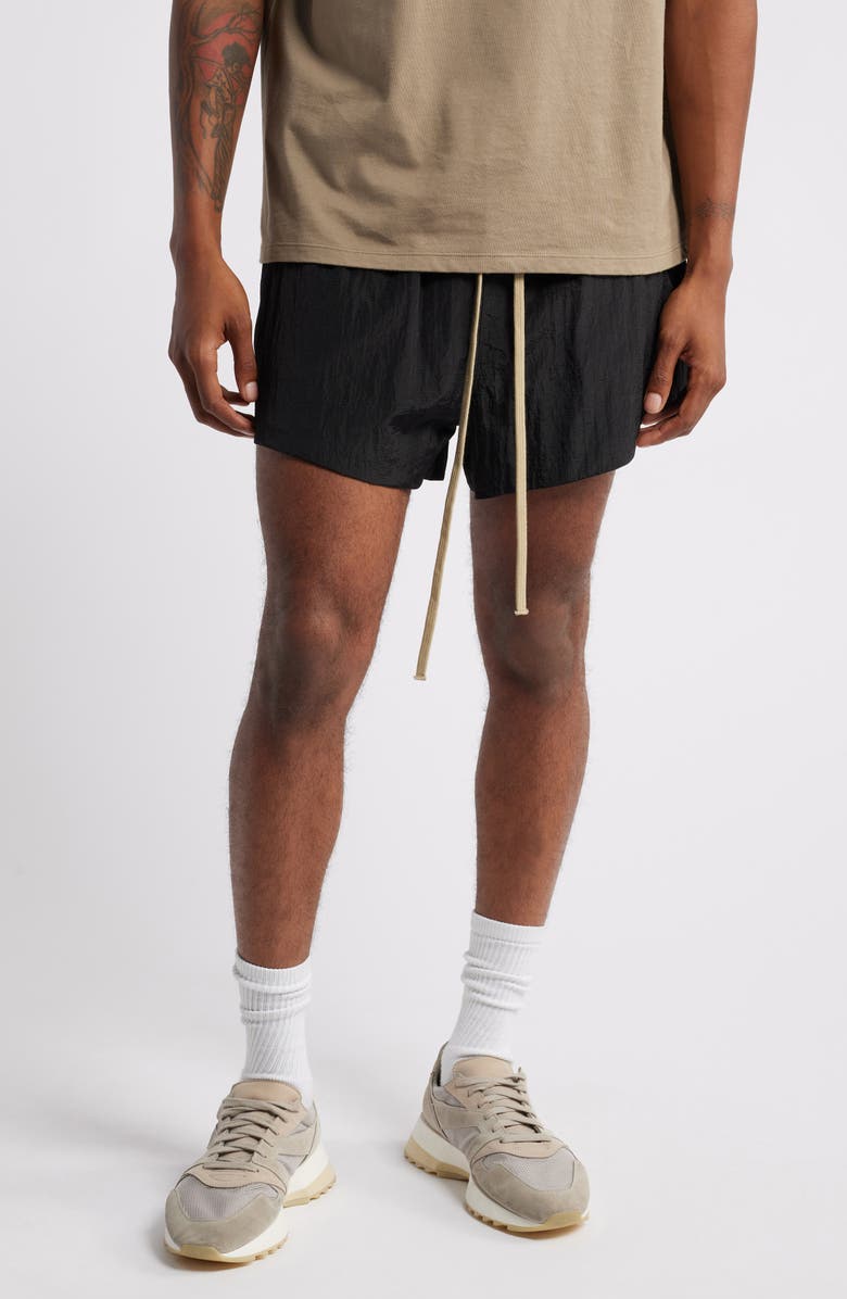 Fear of God Essentials Gender Inclusive Nylon Ripstop Running Shorts, Main, color,