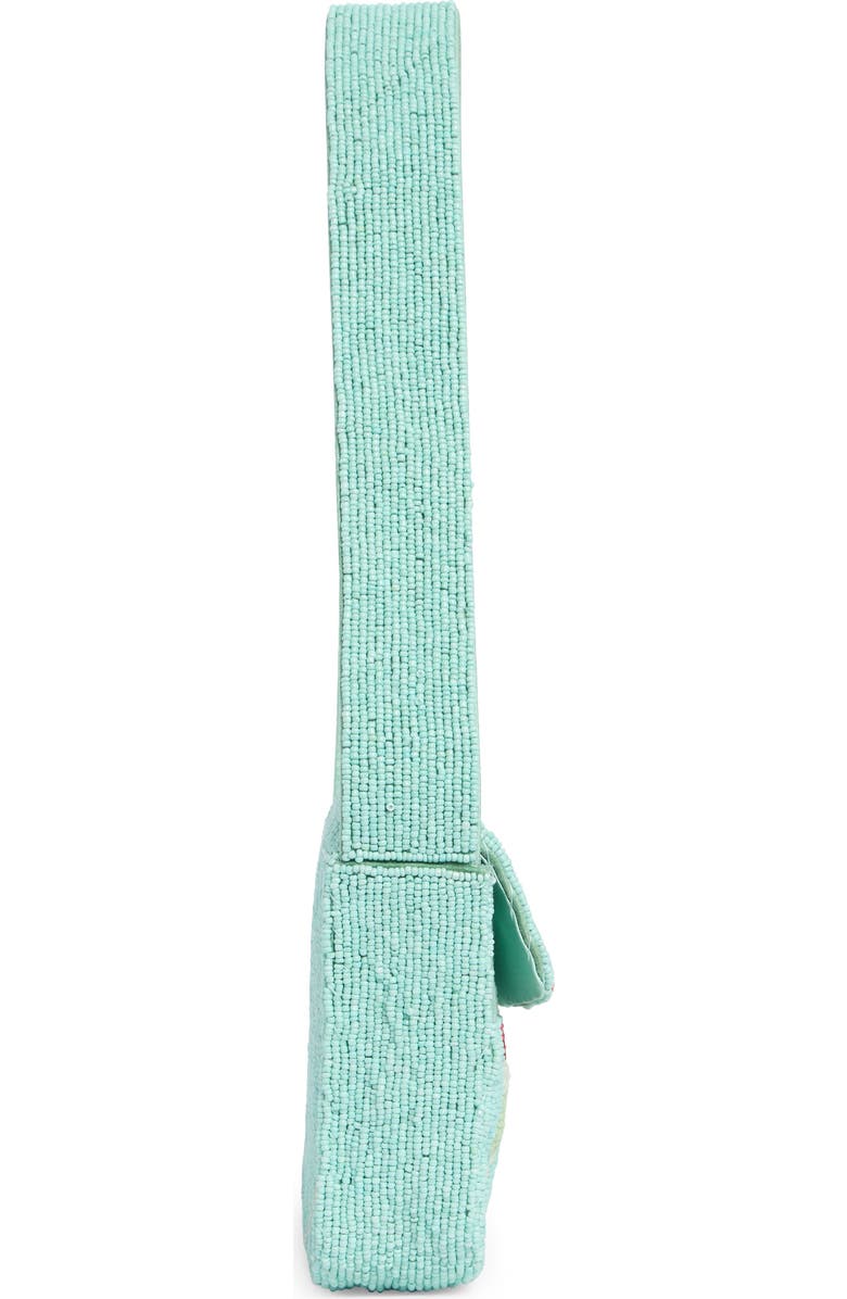 Collection XIIX Beaded Ice Cream Pops Baguette Shoulder Bag, Alternate, color, Seafoam Multi
