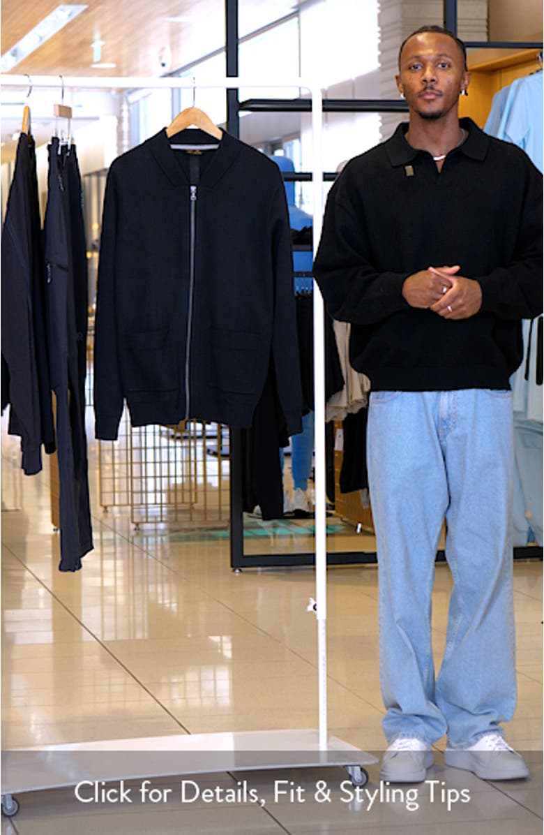 Navigator Knit Bomber, sales video thumbnail