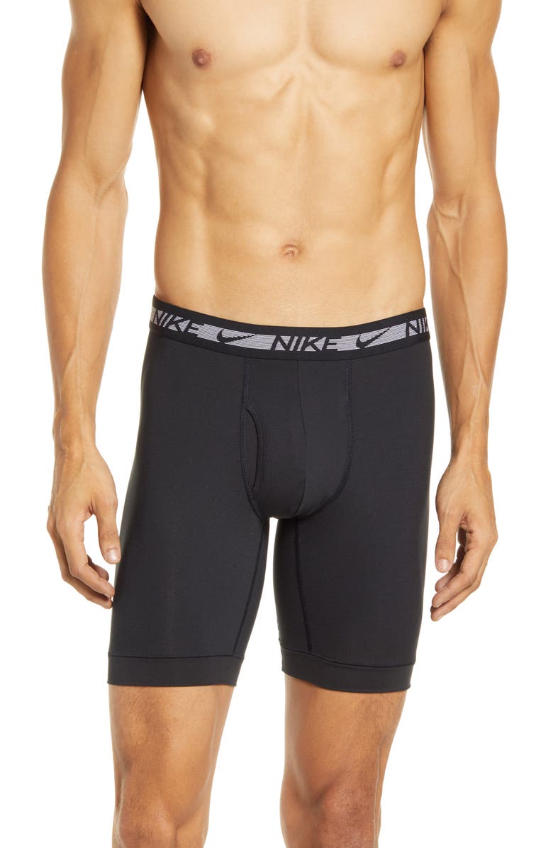 Nike Flex Micro 3-Pack Long Boxer Briefs, Main, color,