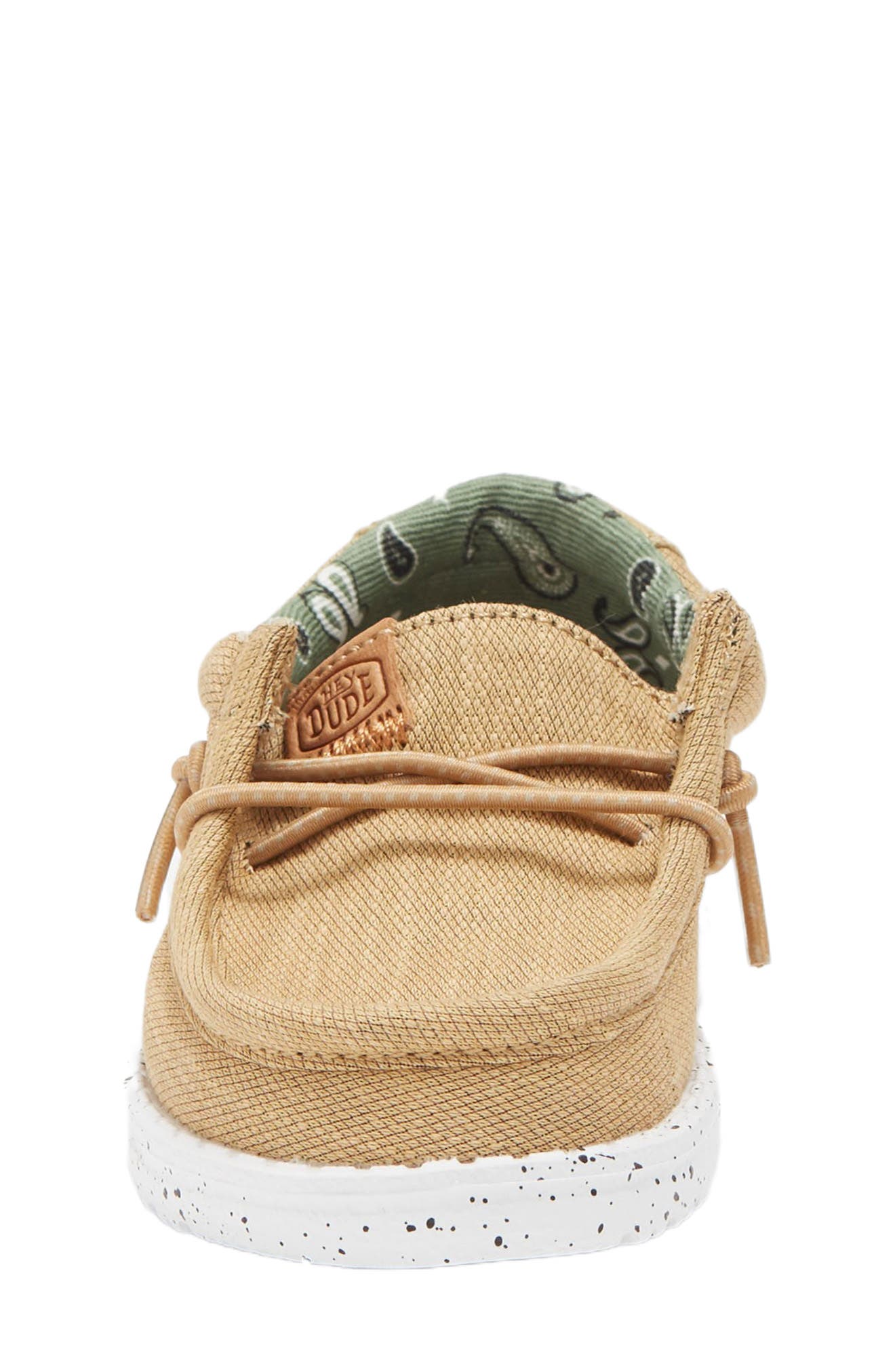 Hey Dude Kids' Wally Canvas Boat Shoe, Alternate, color, 
