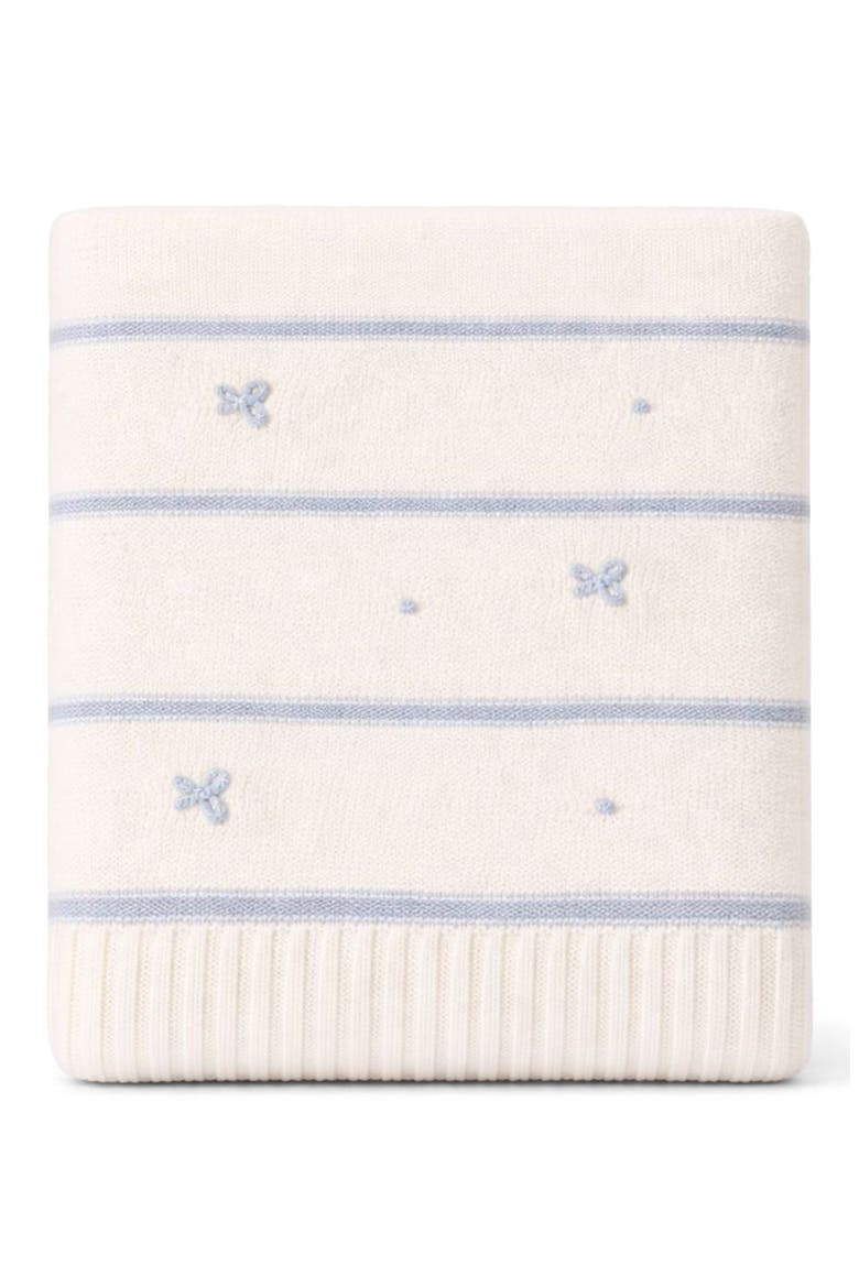 Chunky Cotton Blanket, Main, color, BLUE