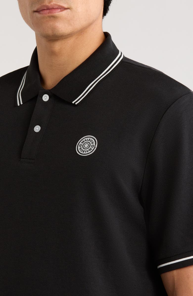 Malbon Golf Fairway Appliqué Piqué Polo, Alternate, color, 