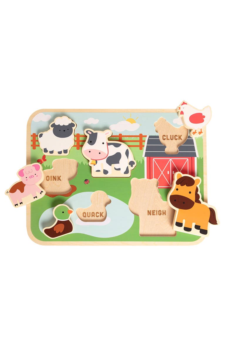 Kids' Farm Wooden Puzzle, Alternate, color, NONE