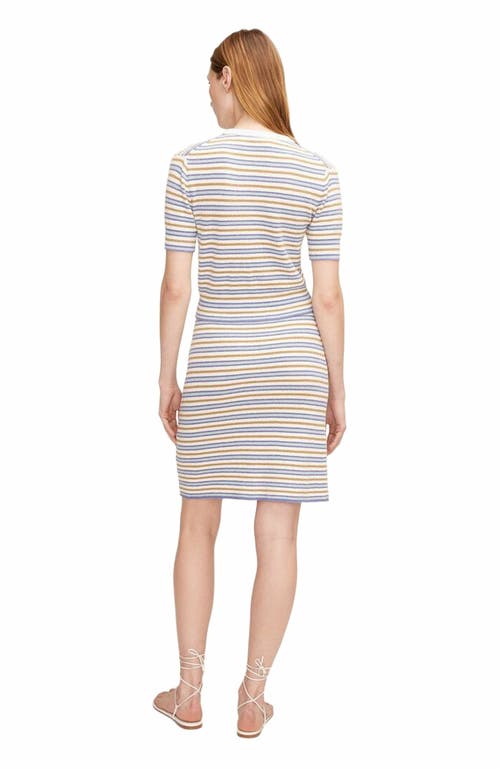 Rebecca Taylor Stripe Mini Boucle Skirt In Multi