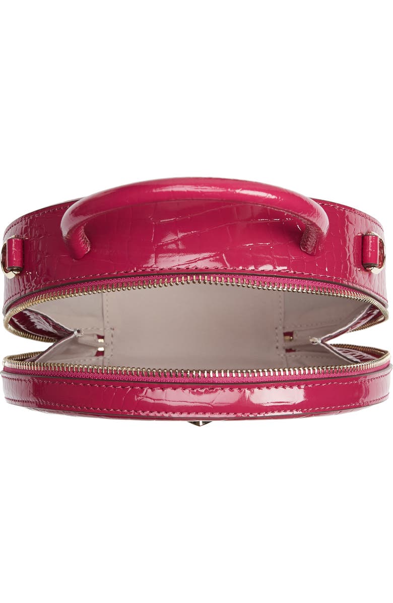 Kate Spade New York andi croc embossed canteen bag, Alternate, color,