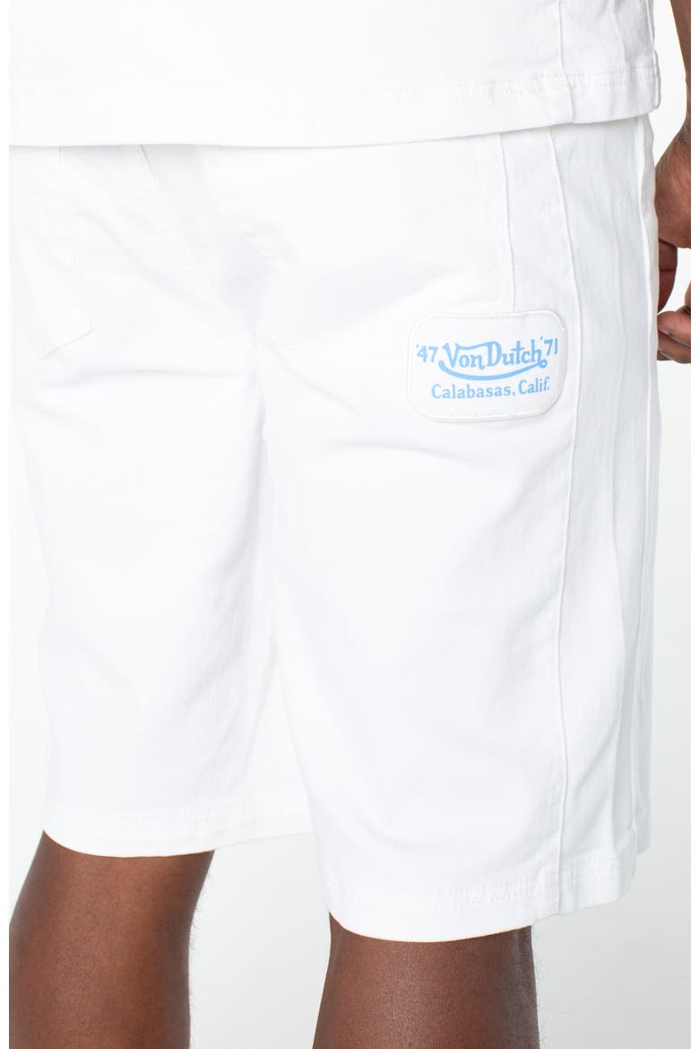 Loud Relaxed Denim Short, Alternate, color, Bright White