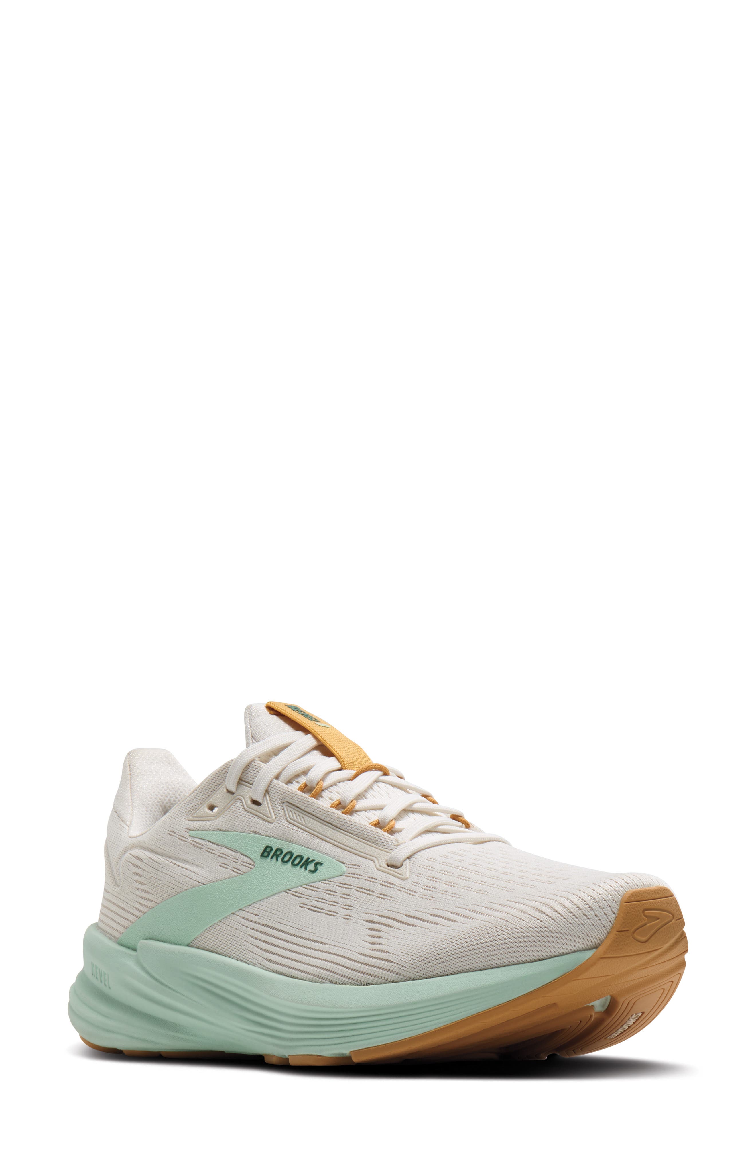 Brooks Revel 8 Running Shoe in Coconut/taffy/honeydew 