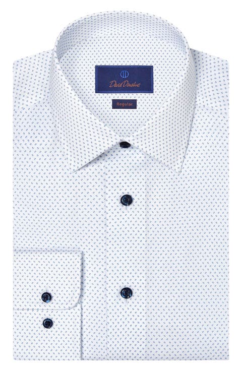 Regular Fit Neat Cotton Dress Shirt