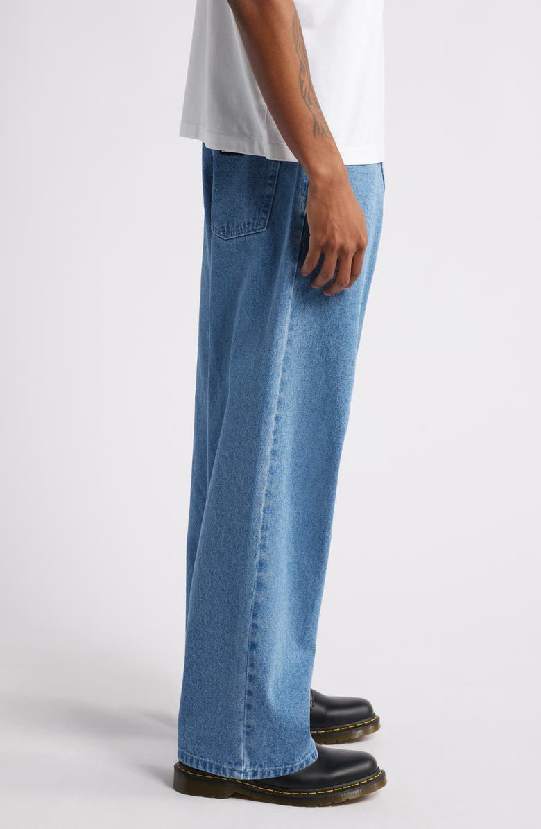 Obey Bigwig Baggy Jeans, Alternate, color, Light Indigo