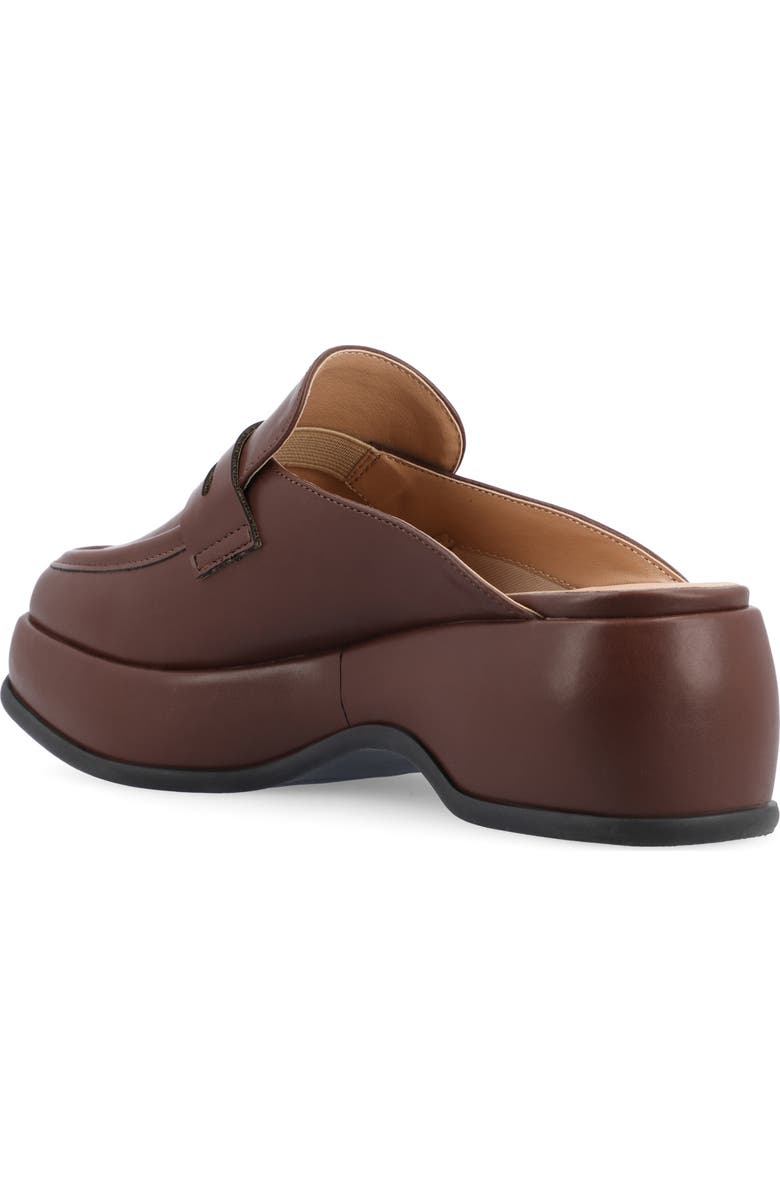 Journee Collection Antonia Loafer Mule, Alternate, color, Brown