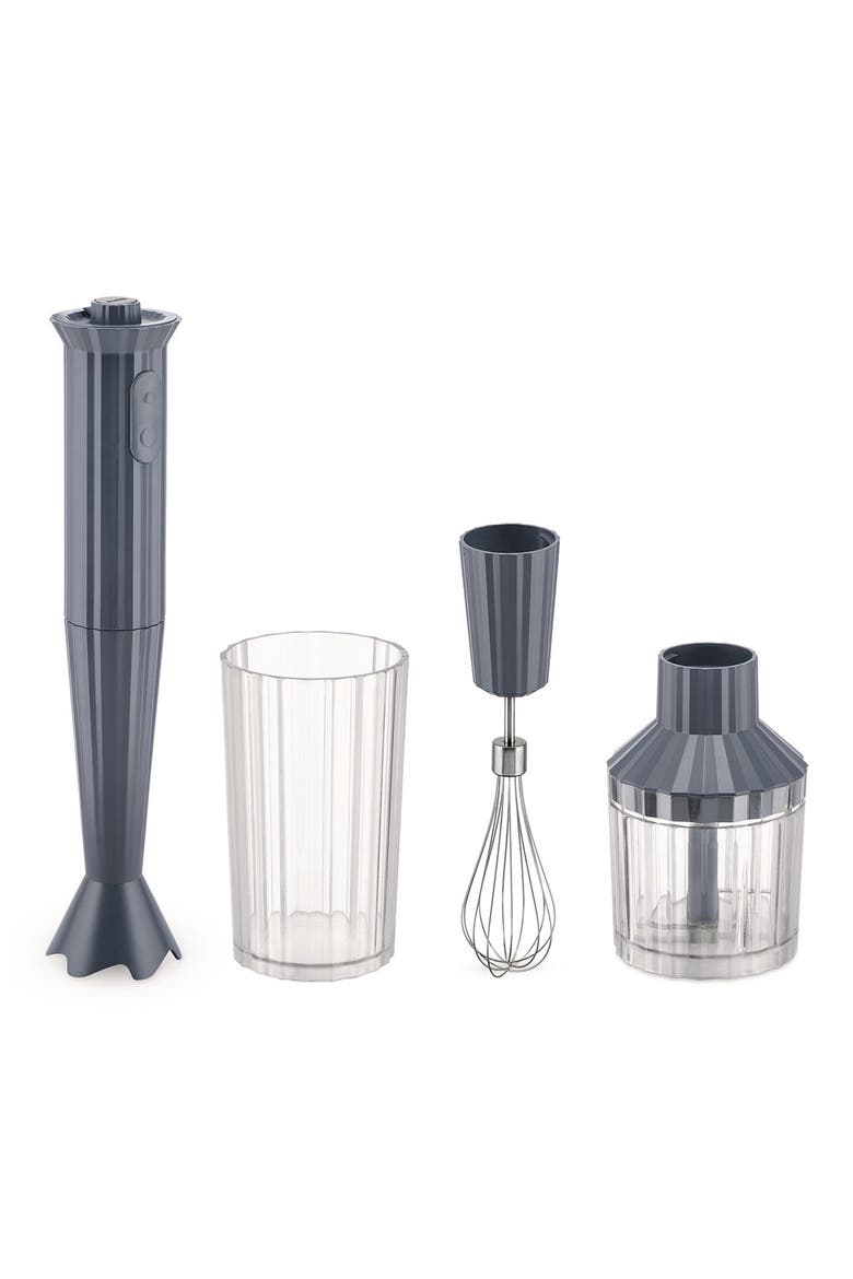 Plissé Hand Blender Set, Main, color, GRAY