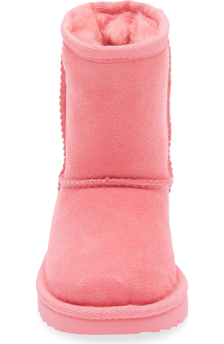 UGG<sup>®</sup> Kids' Classic Short II Water Resistant Genuine Shearling Boot, Alternate, color, Pink Bloom