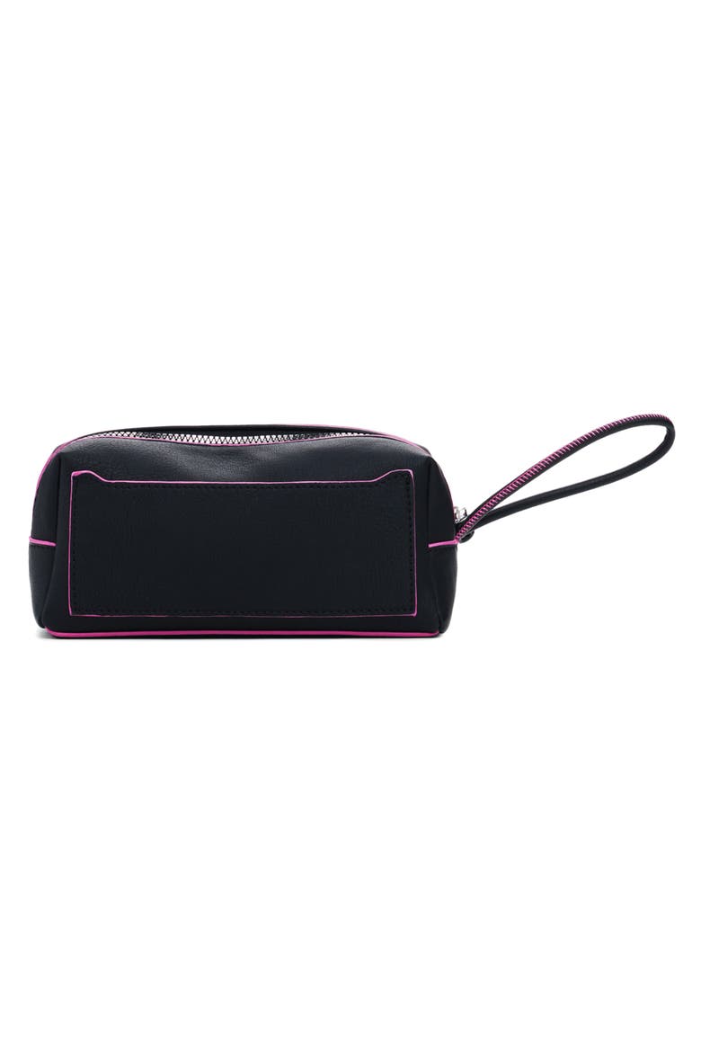 Others Faux Leather Wristlet, Alternate, color, BLACK