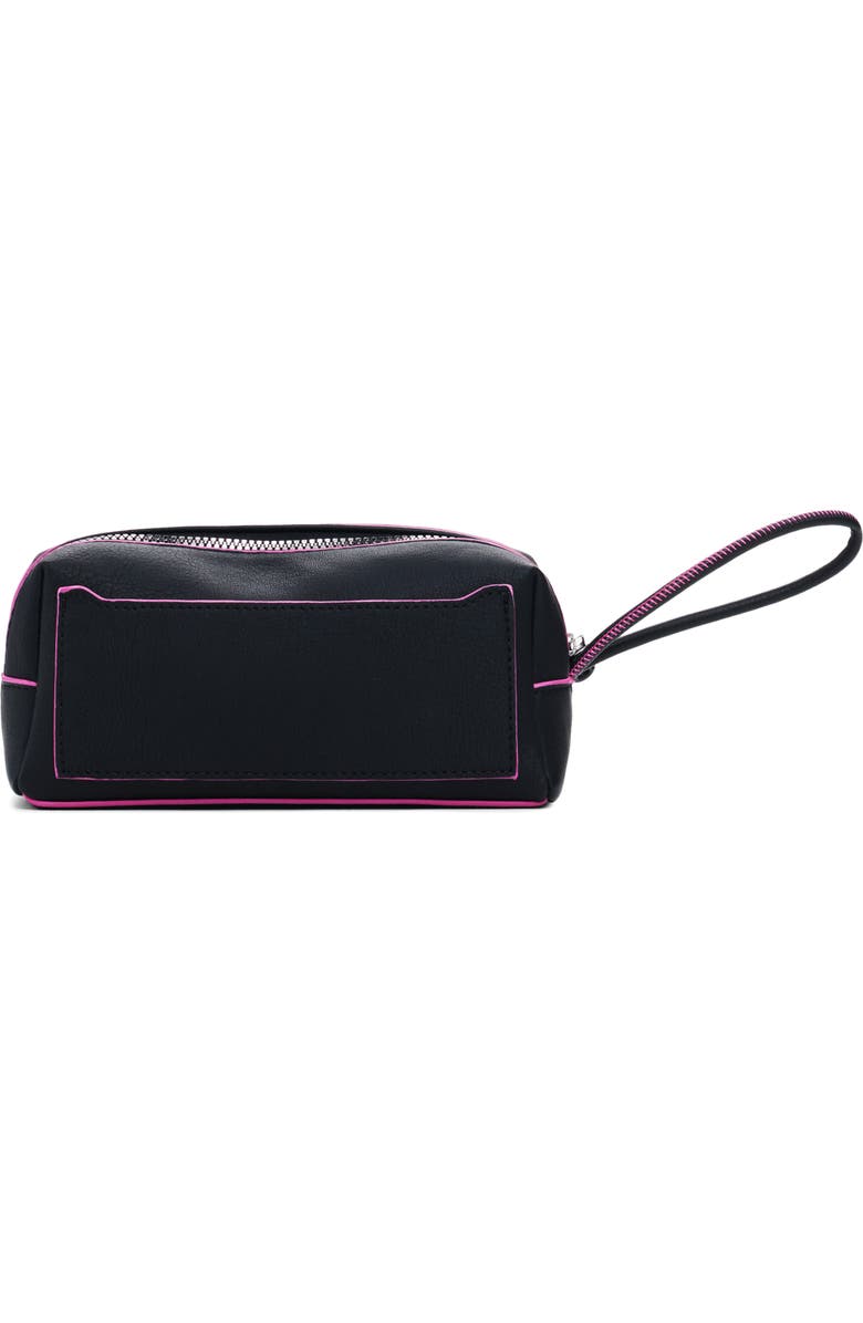 Desigual Others Faux Leather Wristlet, Alternate, color, Black