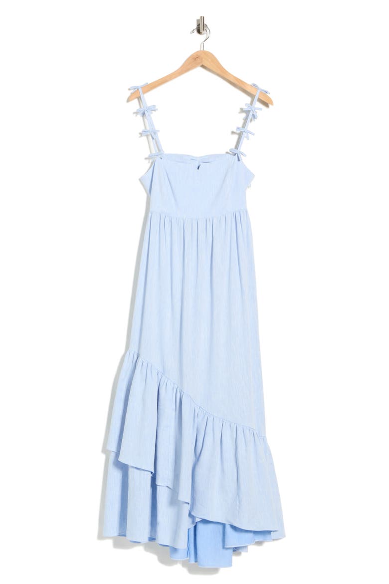 Bailey Linen & Cotton Blend Midi Sundress, Alternate, color, BLUE HYDRANGEA