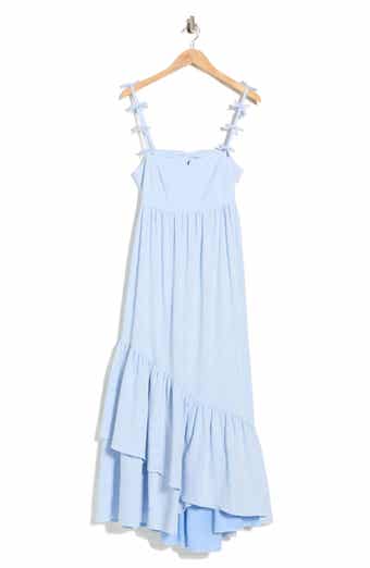 Cinq à Sept Bailey Linen & Cotton Blend Midi Sundress