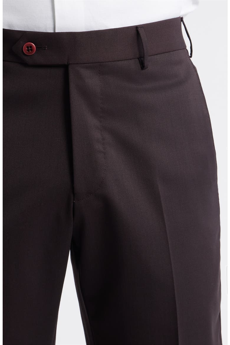 Parker Stretch Wool Trousers, Alternate, color, TUSCAN RED