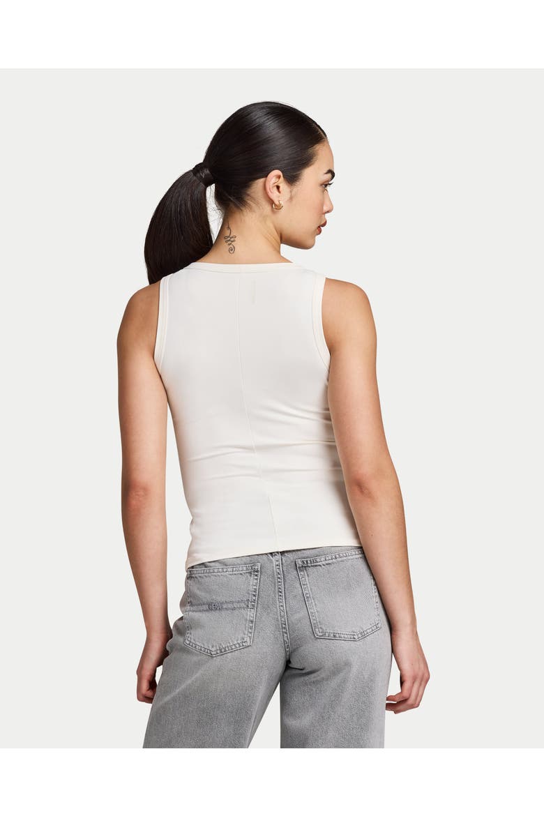 Essential Button Top, Main, color, Coconut Milk