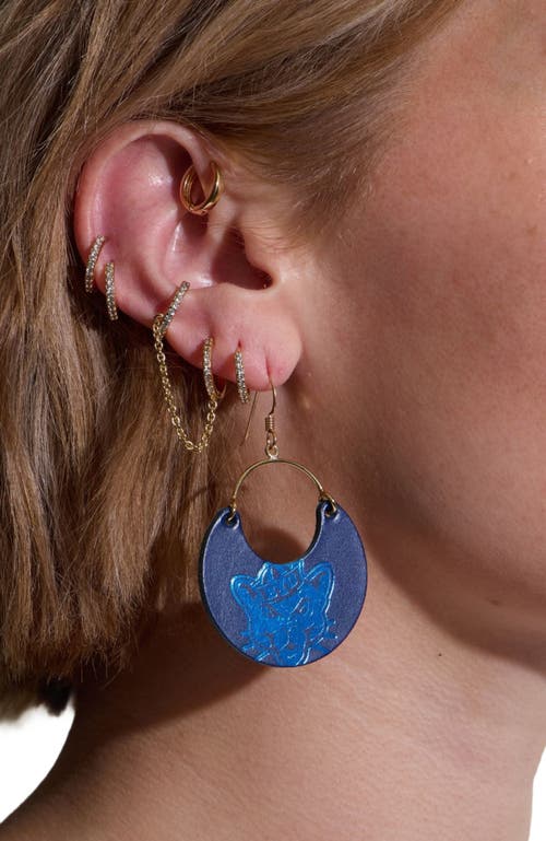 Nickel & Suede University Ninas Earrings