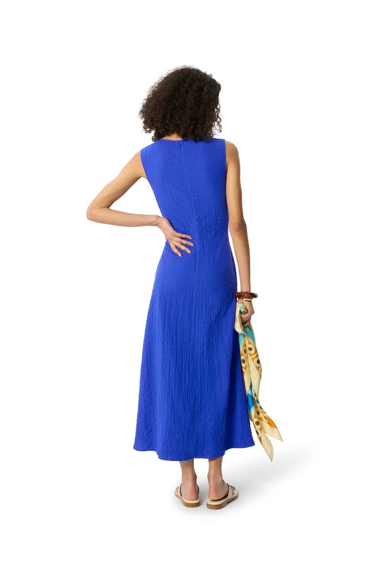 22454328 V-Neck Sleeveless Midi Dress, Alternate, color, Blue