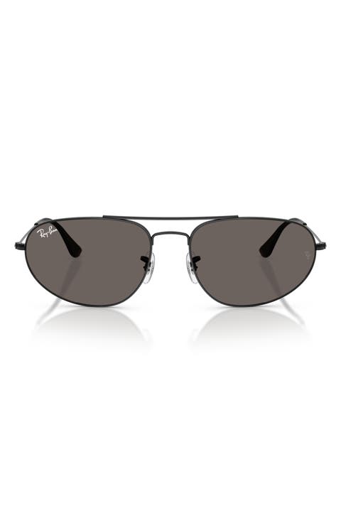 62mm Oversize Irregular Sunglasses