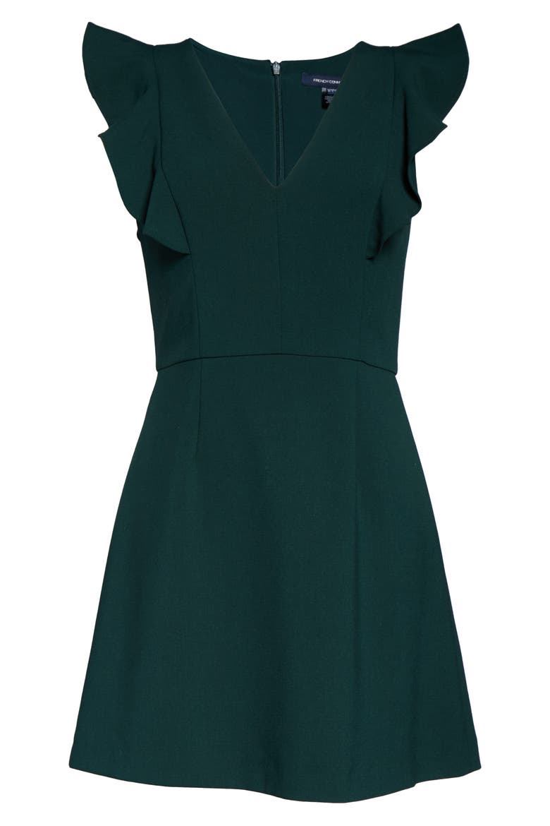 Whisper Ruffle Minidress, Alternate, color, BAYOU GREEN