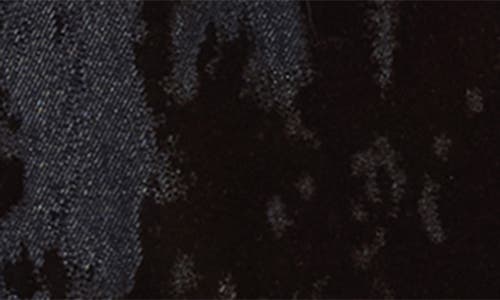 Mango Devoré Denim Trucker Jacket In Brown