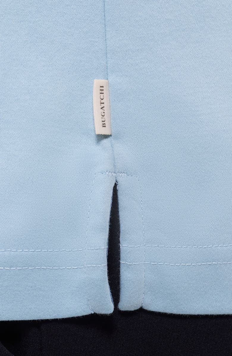 Bugatchi Tipped Pima Cotton Piqué Polo, Alternate, color, Ether